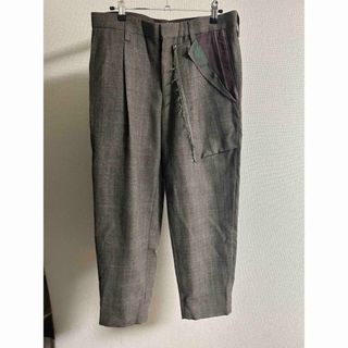 kolor - kolor ツイードチェックワイドパンツ(21WCM-P19112)の通販 by kolor - kolor ツイードチェックワイドパンツ(21WCM-P19112)の通販 by