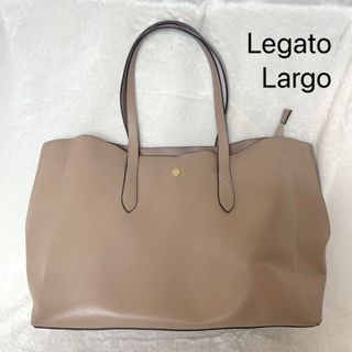 レガートラルゴ(Legato Largo)のレガートラルゴ★かるいかばん★軽量トートバッグ★ベージュ(トートバッグ)