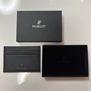 ウブロ(HUBLOT)の非売品 HUBLOT ウブロ レザー カードケース 名刺入れ ブラック(名刺入れ/定期入れ)