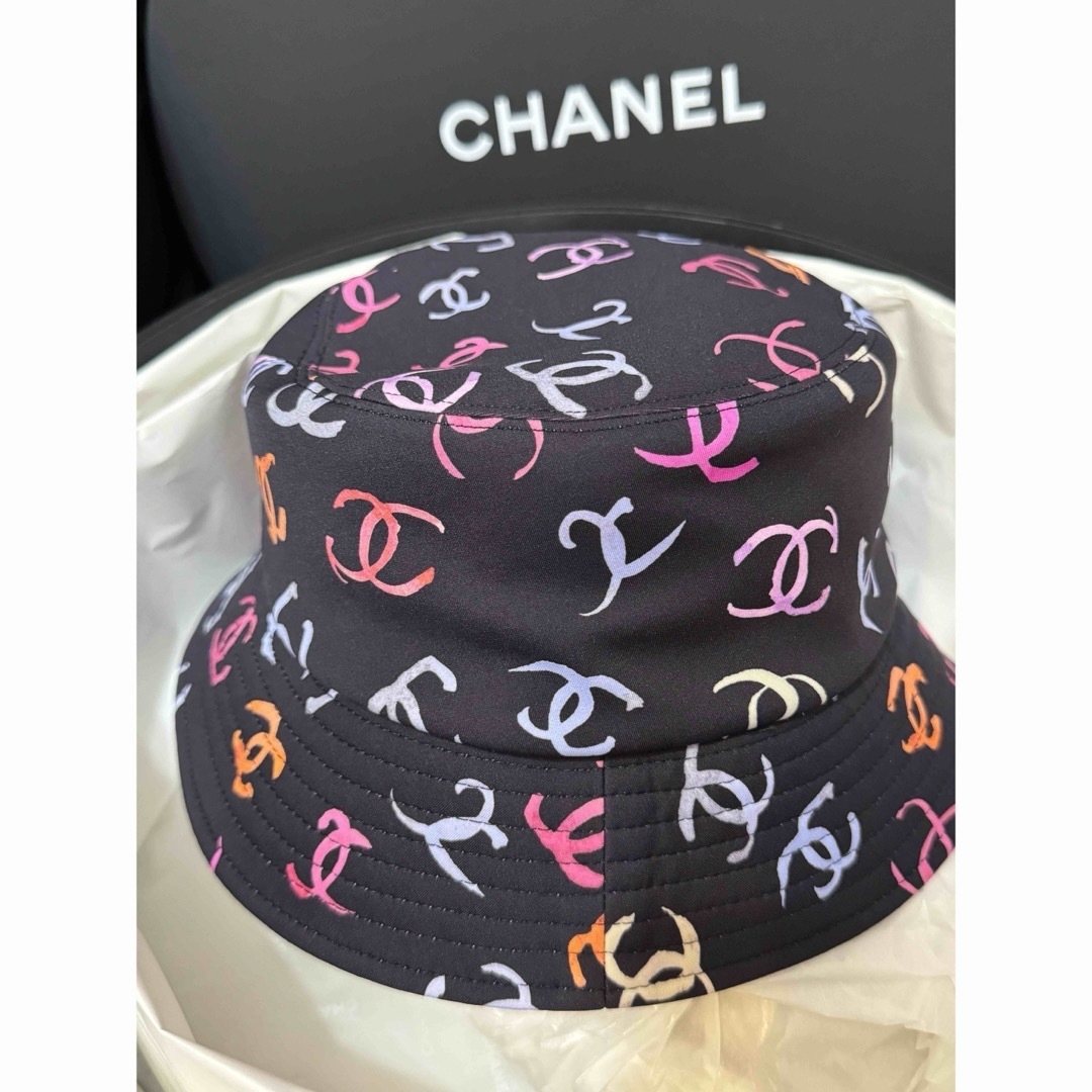 CHANEL - CHANEL シャネル バケハ バケットハット 帽子 ココ CHANEL - CHANEL シャネル バケハ バケットハット 帽子 ココ
