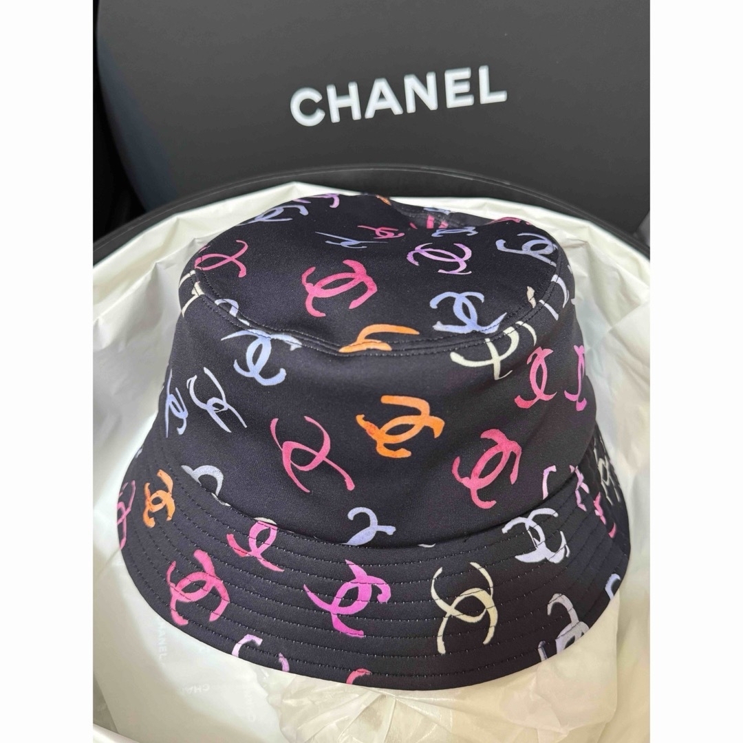 CHANEL - CHANEL シャネル バケハ バケットハット 帽子 ココ CHANEL - CHANEL シャネル バケハ バケットハット 帽子 ココ