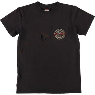 古着 ハーレーダビッドソン Harley-Davidson バックプリント モーターサイクル バイクTシャツ レディースS /eaa436339