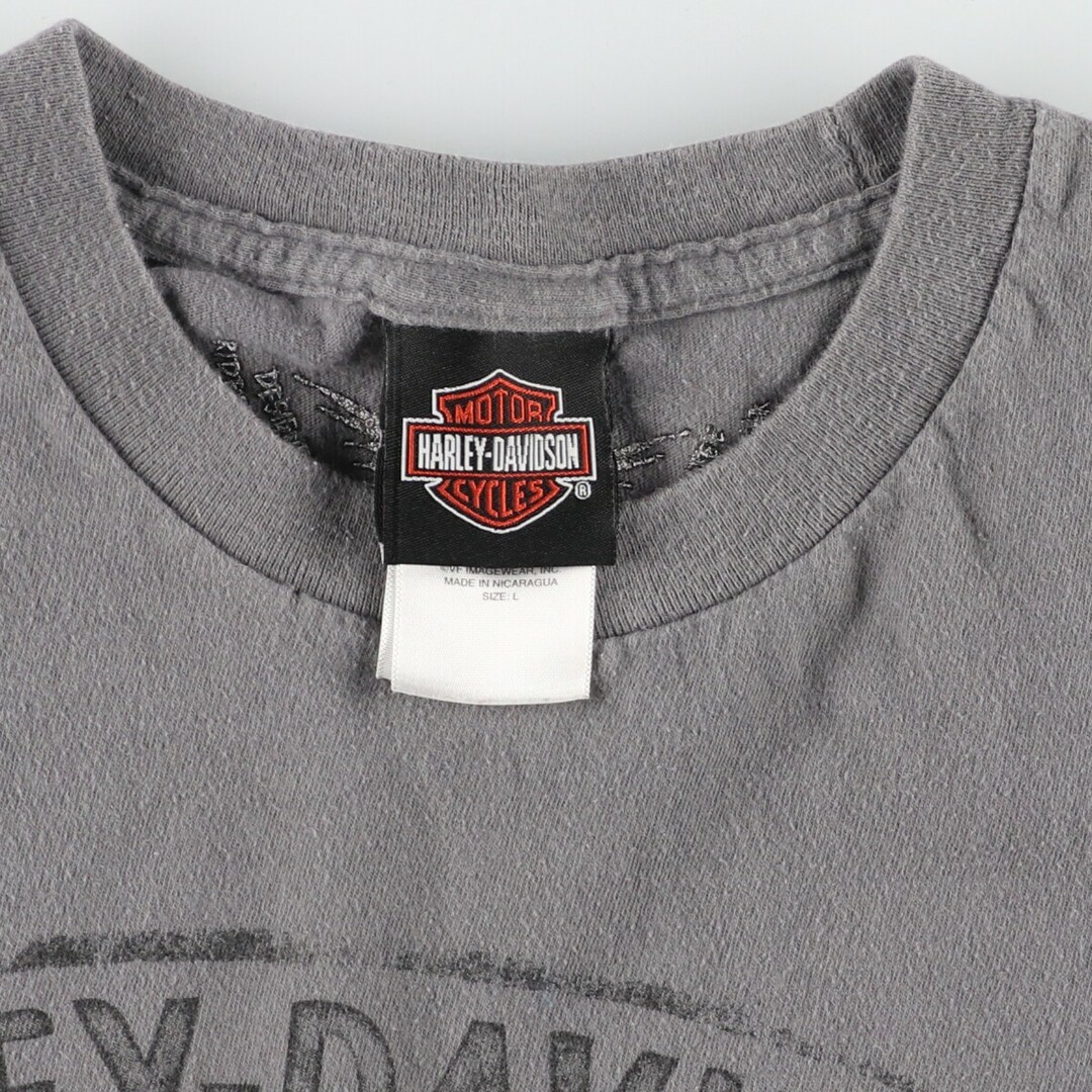 Harley Davidson(ハーレーダビッドソン)の古着 ハーレーダビッドソン Harley-Davidson モーターサイクル バイクTシャツ メンズL /eaa436341 メンズのトップス(Tシャツ/カットソー(半袖/袖なし))の商品写真