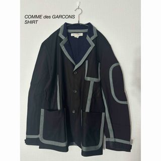 コムデギャルソンシャツ(COMME des GARCONS SHIRT)のCOMME des GARCONS SHIRT 異素材切替ジャケット(テーラードジャケット)