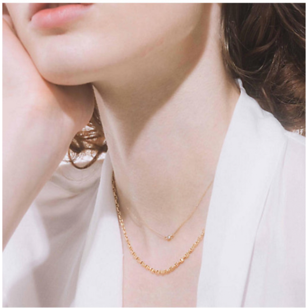 les bon bon(ルボンボン)のles bonbon /sally chain necklace YG新品 レディースのアクセサリー(ネックレス)の商品写真