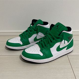 ジョーダン(Jordan Brand（NIKE）)のNike Air Jordan 1 Mid Lucky Green(スニーカー)