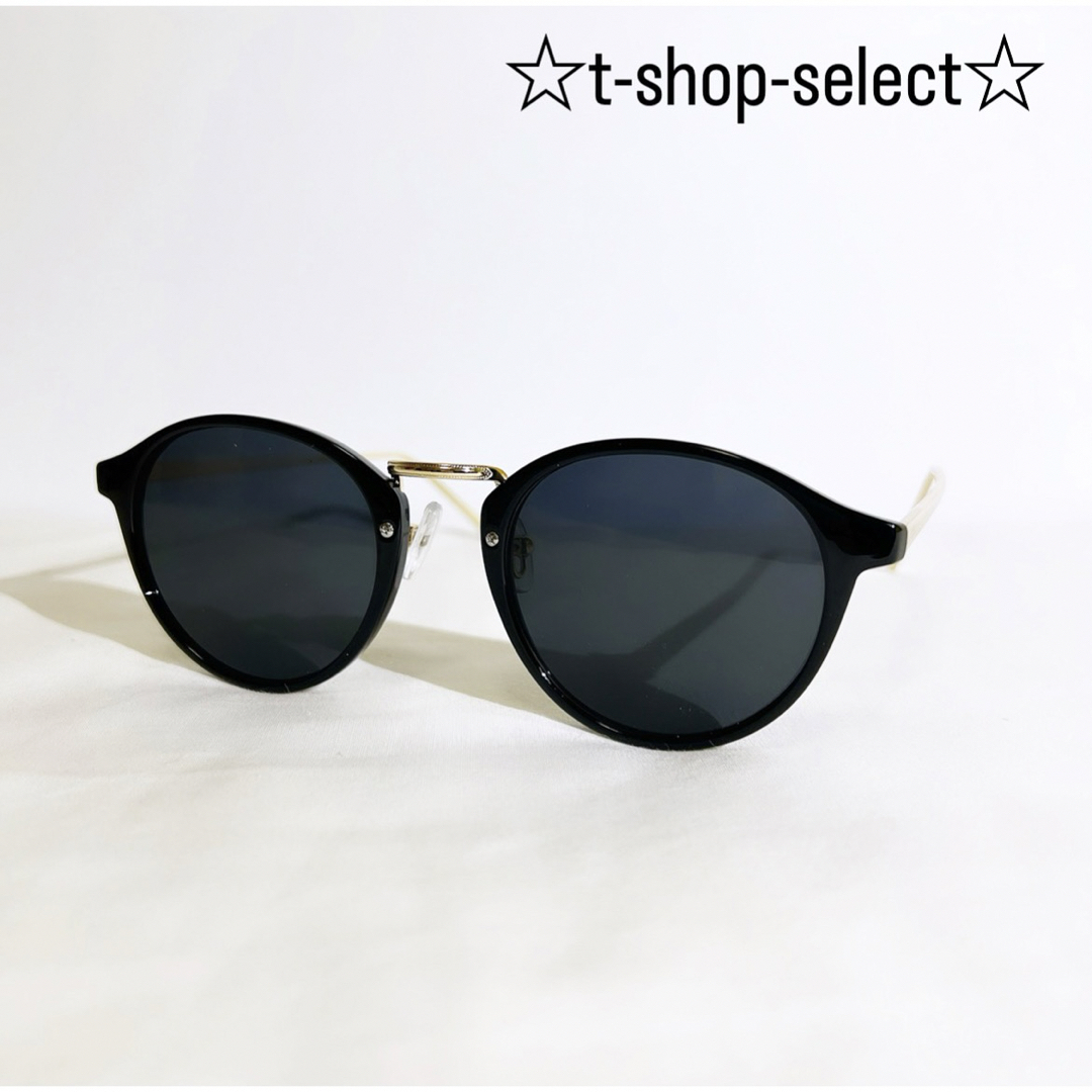 『新品』シルバー サングラス ボストン ライトグレー サングラス メンズ UV メンズのファッション小物(サングラス/メガネ)の商品写真
