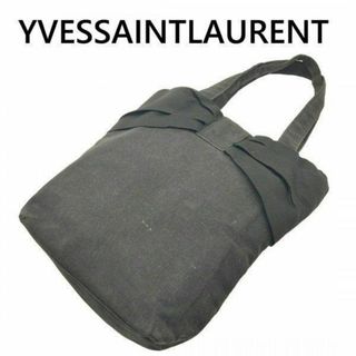 イヴサンローラン(Yves Saint Laurent)のイヴサンローラン キャンバス トートバッグ ブラック系 4051(トートバッグ)