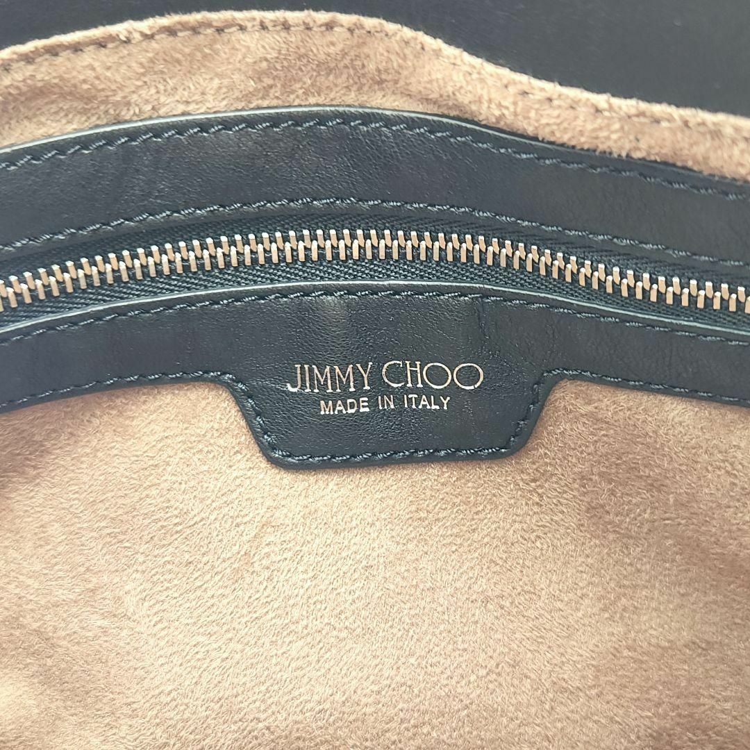 JIMMY CHOO(ジミーチュウ)のJIMMY CHOO ジミーチュウ ソフィアSスタースタッズ ハンドバッグ 黒 レディースのバッグ(ハンドバッグ)の商品写真