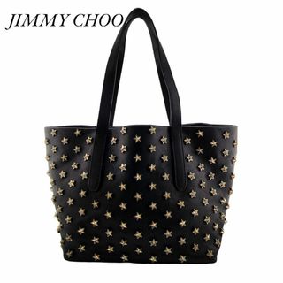 ジミーチュウ(JIMMY CHOO)のJIMMY CHOO ジミーチュウ ソフィアSスタースタッズ ハンドバッグ 黒(ハンドバッグ)