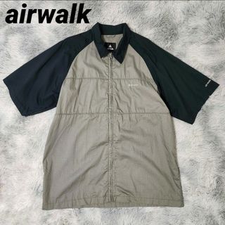 エアウォーク(AIRWALK)のairwalk リップストップ シャツジャケット 半袖シャツ テック y2k 0(シャツ)