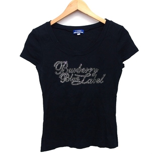 バーバリーブルーレーベル(BURBERRY BLUE LABEL)のバーバリーブルーレーベル 国内正規品 Tシャツ カットソー 英字 ビジュー装飾(Tシャツ(半袖/袖なし))