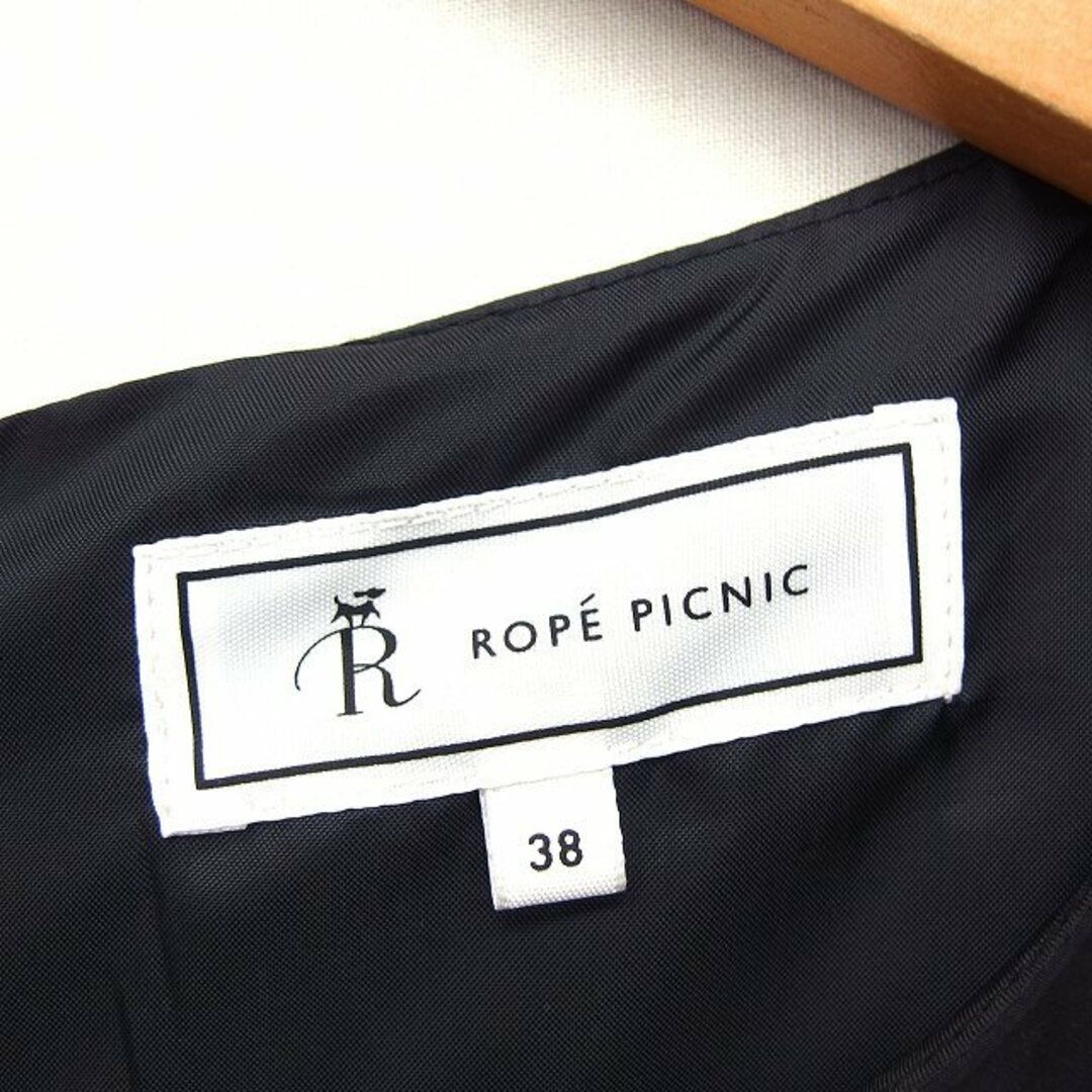 Rope' Picnic(ロペピクニック)のロペピクニック ROPE Picnic チュールワンピース ノースリーブ ひざ丈 レディースのワンピース(ひざ丈ワンピース)の商品写真