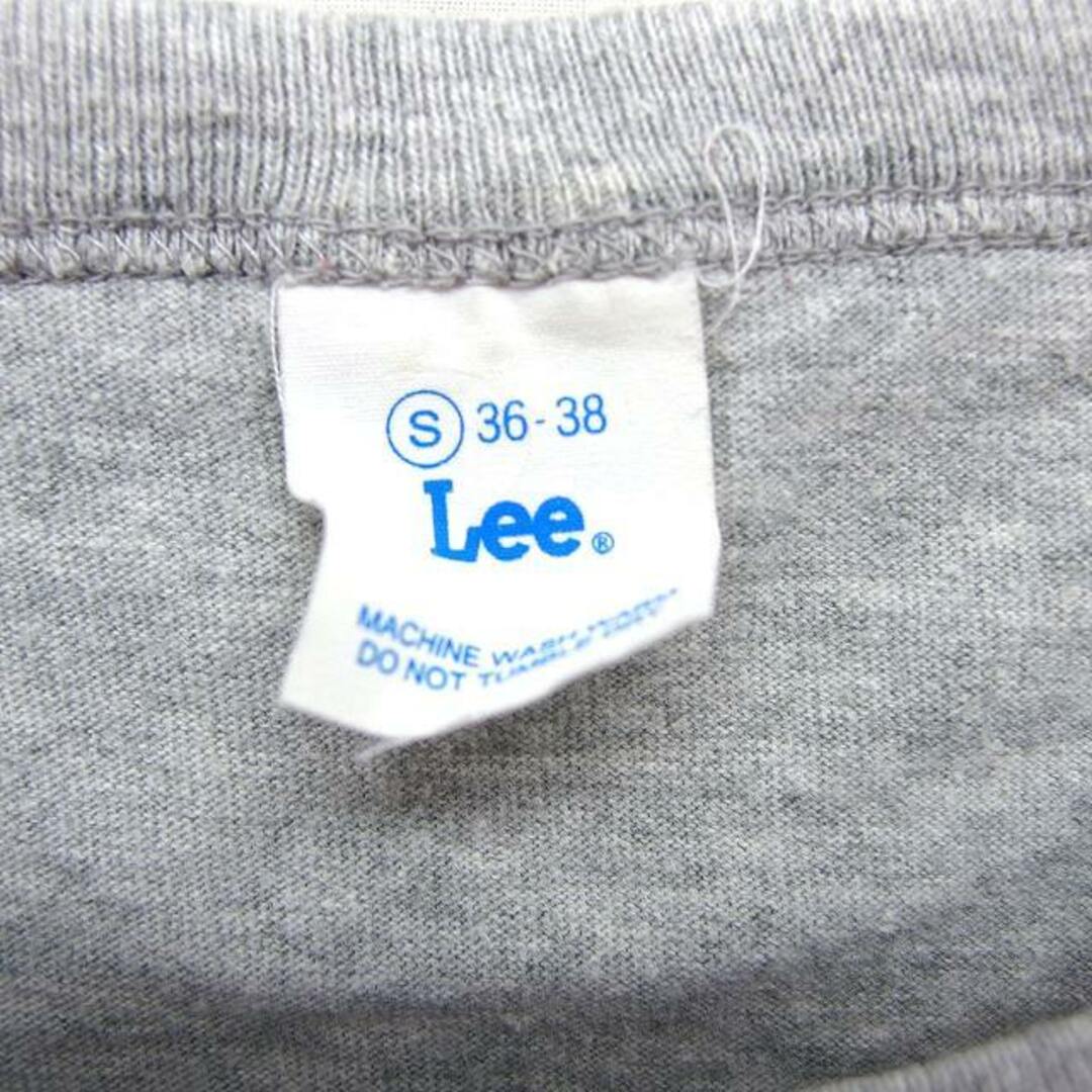 Lee(リー)のリー カットソー Tシャツ クルーネック コットン 綿 ロゴ リブ 半袖 S レディースのトップス(Tシャツ(半袖/袖なし))の商品写真