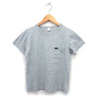 リー(Lee)のリー カットソー Tシャツ クルーネック コットン 綿 ロゴ リブ 半袖 S(Tシャツ(半袖/袖なし))