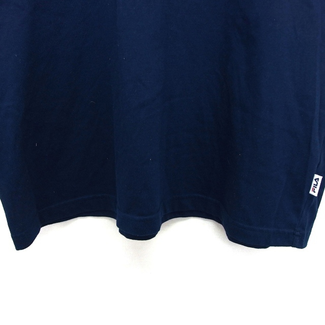 FILA(フィラ)のフィラ 国内正規品 カットソー Tシャツ クルーネック ロゴ プリント 半袖 M メンズのトップス(Tシャツ/カットソー(半袖/袖なし))の商品写真