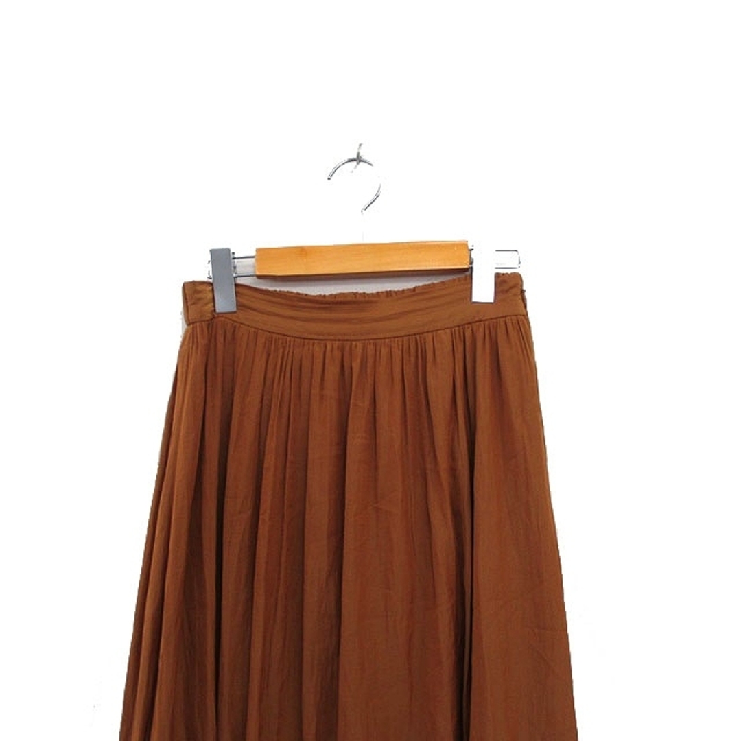 Discoat(ディスコート)のディスコート Discoat フレア スカート ギャザー ロング シンプル F レディースのスカート(ロングスカート)の商品写真