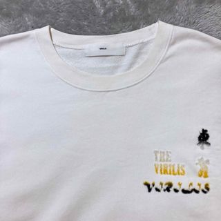 トーガビリリース(TOGA VIRILIS)のTOGA VIRILIS Flock print sweatshirt 46(スウェット)