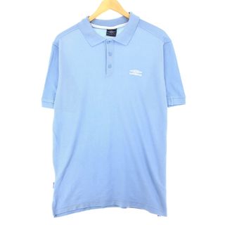 UMBRO - 古着 アンブロ UMBRO 半袖 ポロシャツ メンズM /eaa436596