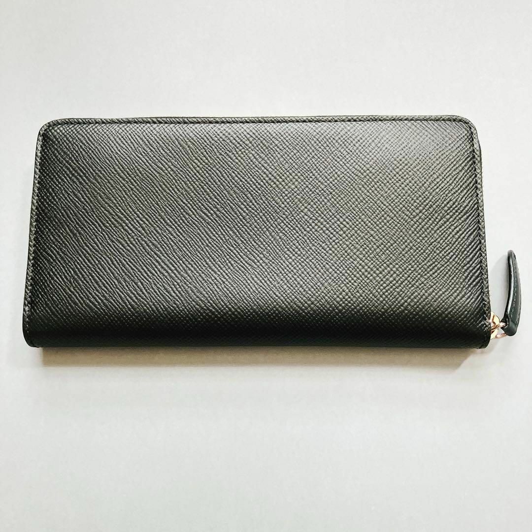 Smythson(スマイソン)の【箱付き未使用品】スマイソン   長財布  パナマ　レザー　ラウンドジップ メンズのファッション小物(長財布)の商品写真