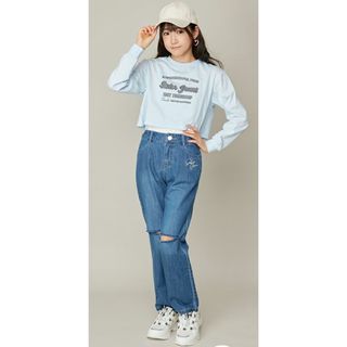 ジェニィ(JENNI)の今季新品ショート丈ロンT＆タンクセット130cm(Tシャツ/カットソー)