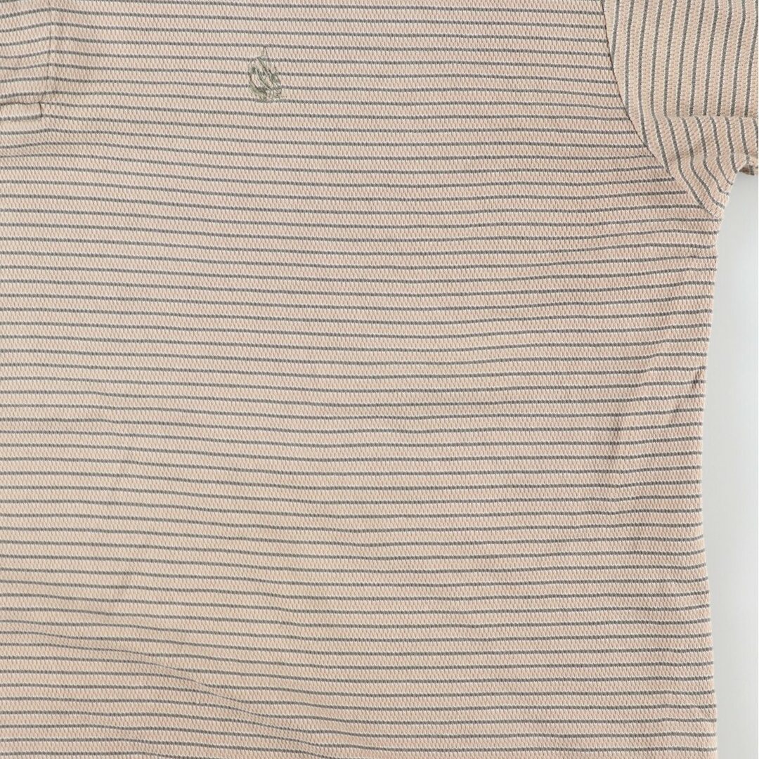 NAUTICA(ノーティカ)の古着　90年代 ノーティカ NAUTICA 半袖 ボーダー ポロシャツ メンズXL ヴィンテージ /eaa438656 メンズのトップス(ポロシャツ)の商品写真