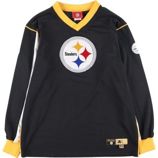 古着 NFL PITTSBURGH STEELERS ピッツバーグスティーラーズ フットボール Vネック ゲームシャツ メンズM /eaa413840(Tシャツ/カットソー(半袖/袖なし))