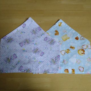 ハンドメイド子供用三角巾小さめ2枚セット(ファッション雑貨)