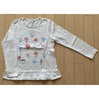 KP ニットプランナー お花プリント長袖Tシャツ 130