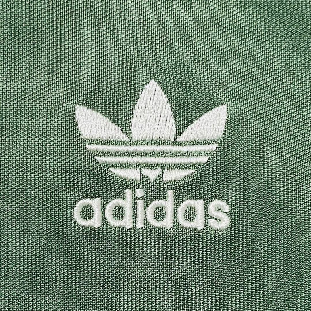 adidas(アディダス)の2334 美品 adidas トラックジャケット ベッケンバウアー グリーン L メンズのトップス(ジャージ)の商品写真