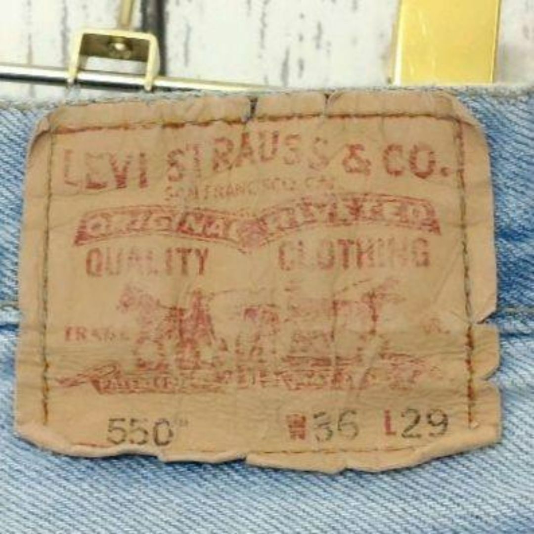 Levi's(リーバイス)のUS古着リーバイス550バギーワイドデニムパンツジーンズW36L29（1031） メンズのパンツ(デニム/ジーンズ)の商品写真