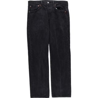 リーバイス(Levi's)の古着 リーバイス Levi's 501 ブラックデニム ストレートデニムパンツ メンズw33 /eaa428721(デニム/ジーンズ)