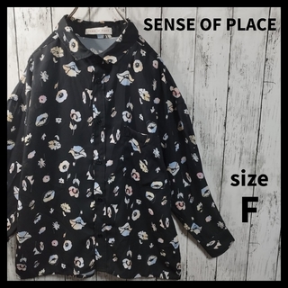 【SENSE OF PLACE】Patterned Shirt　D865