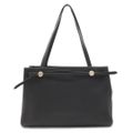 HERMES エルメス カバナ トートバッグ ショルダーバッグ セミショルダー レザー ブラック 黒 シルバー金具 □C刻印