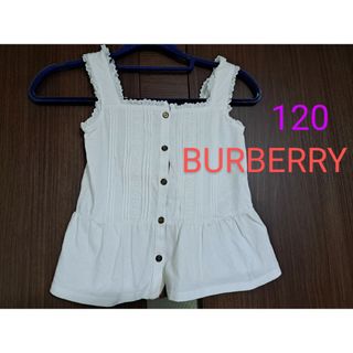 バーバリー(BURBERRY)のBURBERRY　ノースリーブ　トップス　女の子　夏　120～130サイズ(Tシャツ/カットソー)