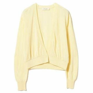 デミルクスビームス(Demi-Luxe BEAMS)の【 LT.BEIGE 】コットンレーヨン ショート カーディガン(カーディガン)