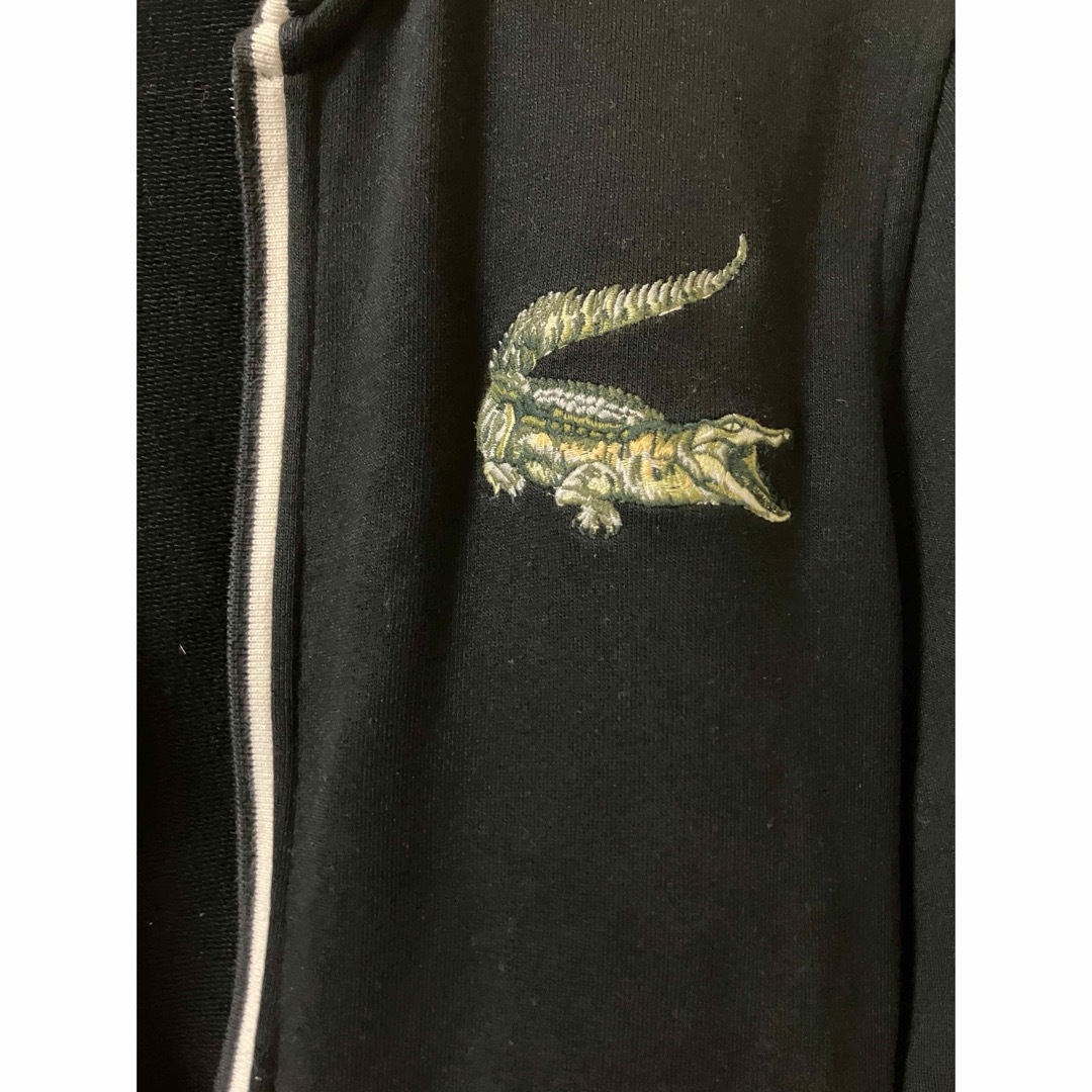 LACOSTE(ラコステ)のラコステ　上着　黒　スタジャン　ブラック　アウター　綿 メンズのジャケット/アウター(スタジャン)の商品写真