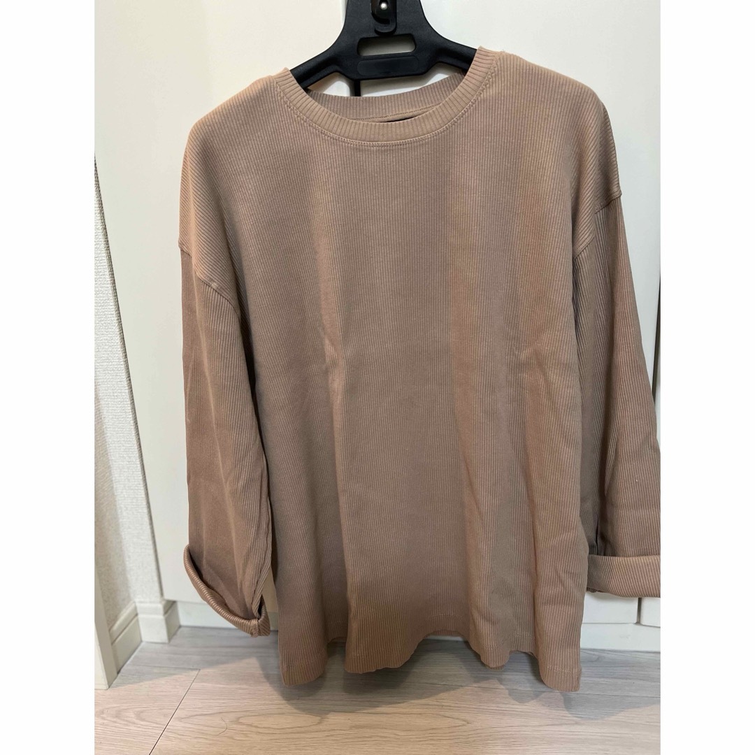 ZARA(ザラ)のZARAザラ オーバーサイズロングTシャツ Ｌ メンズのトップス(Tシャツ/カットソー(七分/長袖))の商品写真