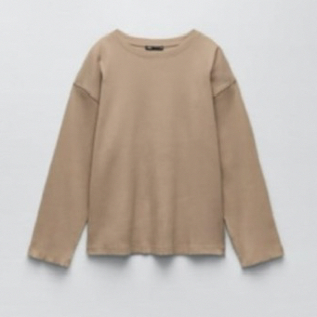 ZARA(ザラ)のZARAザラ オーバーサイズロングTシャツ Ｌ メンズのトップス(Tシャツ/カットソー(七分/長袖))の商品写真