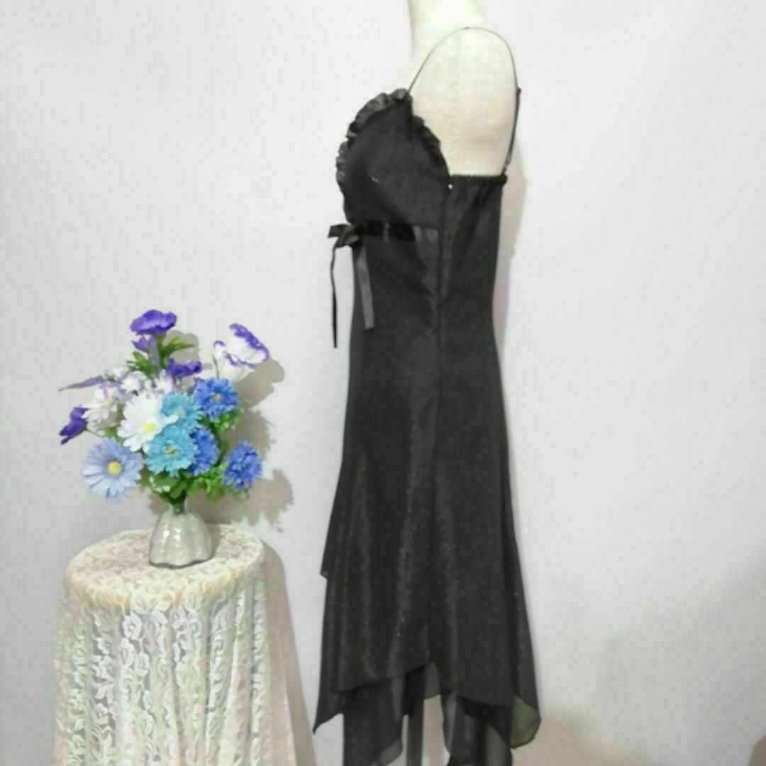 LIME STONE 極上美品　アシンメトリー　ドレス　パーティー　ワンピース レディースのフォーマル/ドレス(ミディアムドレス)の商品写真