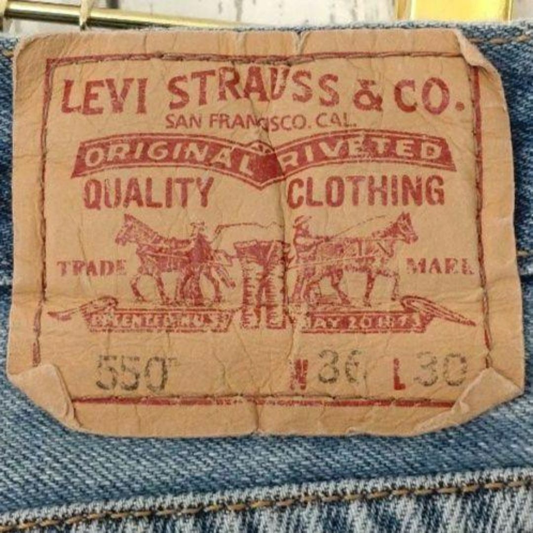 Levi's(リーバイス)のUS古着リーバイス550バギーワイドデニムパンツジーンズW36L30（1087） メンズのパンツ(デニム/ジーンズ)の商品写真