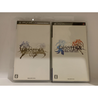 プレイステーションポータブル(PlayStation Portable)のPSPソフト　DISSIDIA FINAL FANTASY  2つ(家庭用ゲームソフト)