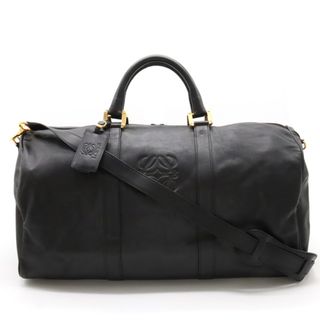 LOEWE - ロエベ アマソナ50 アナグラム ボストンバッグ （12400200）