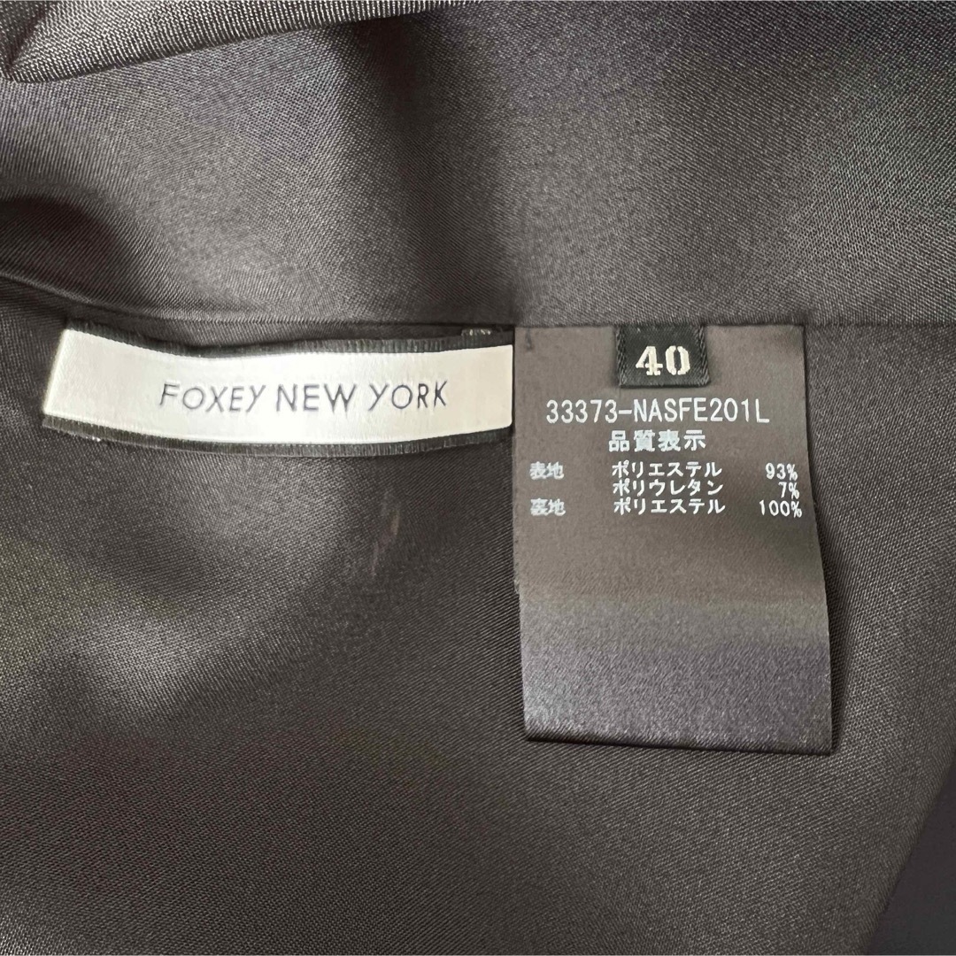 FOXEY NEW YORK(フォクシーニューヨーク)の美品 FOXEY NEWYORK フォクシー　プリーツスカート　フレアスカート レディースのスカート(ひざ丈スカート)の商品写真