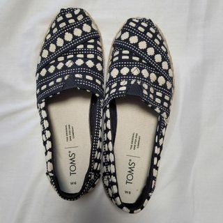 トムズ(TOMS)のTOMS トムズ  W6 23cm 黒 アルパルガータ エスパドリーユ(スリッポン/モカシン)