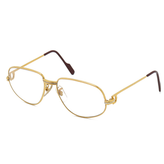 カルティエ(Cartier)のカルティエ トリニティ 眼鏡 めがね 伊達メガネ （22400644）(サングラス/メガネ)