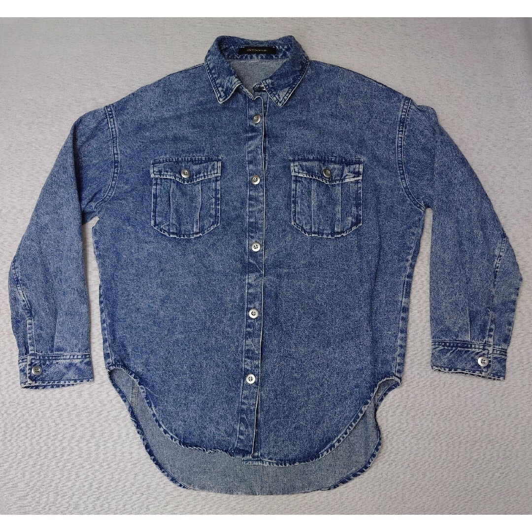 VENCE EXCHANGE - オーバーサイズ☆デニムシャツ☆可愛い☆体型 VENCE EXCHANGE - オーバーサイズ☆デニムシャツ☆可愛い☆体型