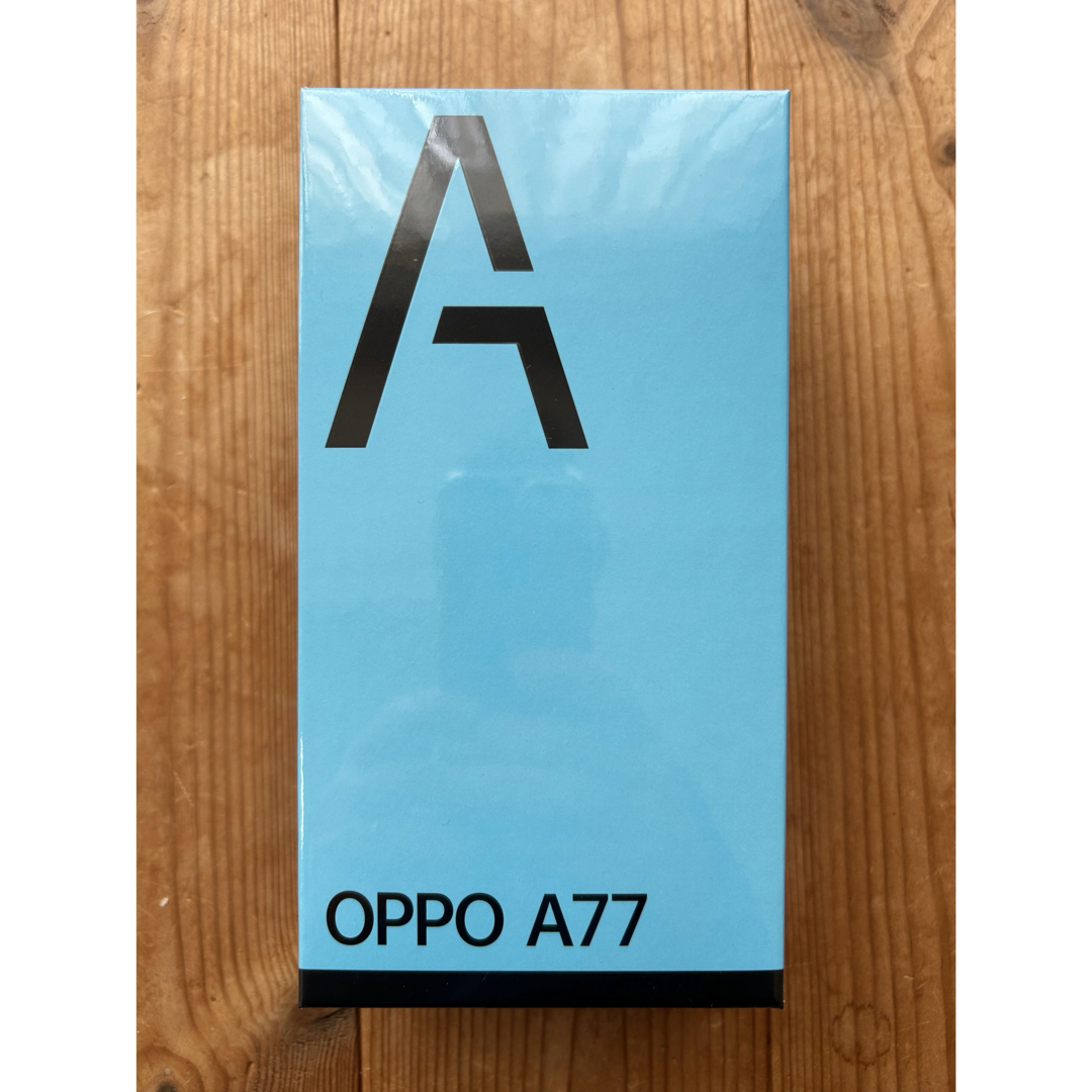 OPPO(オッポ)のジミさん専用　OPPO A77 ブルー 128 GB SIMフリー スマホ/家電/カメラのスマートフォン/携帯電話(スマートフォン本体)の商品写真