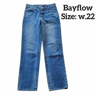 BAYFLOW - BAYFLOW ベイフロー ジーンズ ブルー 22 BOYS ストレート