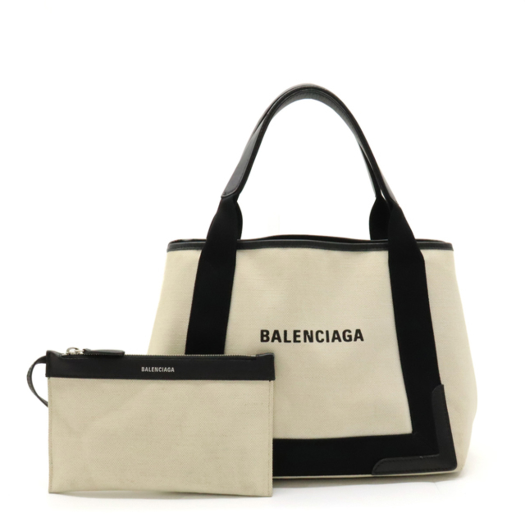 Balenciaga(バレンシアガ)のバレンシアガ ネイビーカバ S ロゴ トートバッグ （12400723） レディースのバッグ(トートバッグ)の商品写真